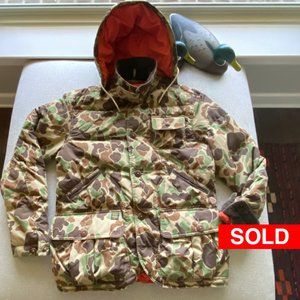 Polo Ralph Lauren New Men's Camo Quilted Hudson Coat Size Medium